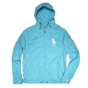 NWT Polo Ralph Lauren Men Big Pony Windbreaker Jacket "WAIMEA EDITION" Blue M
